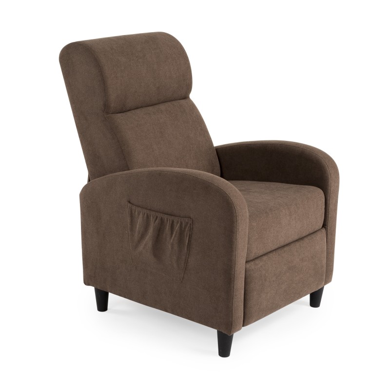 Sillon relax manual Gante marron