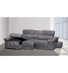 Chaiselongue carro oferta modelo Roma izquierdas en Edi plata