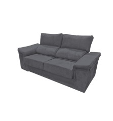 Sofa 3 plazas  modelo Uve tela Edi antracita