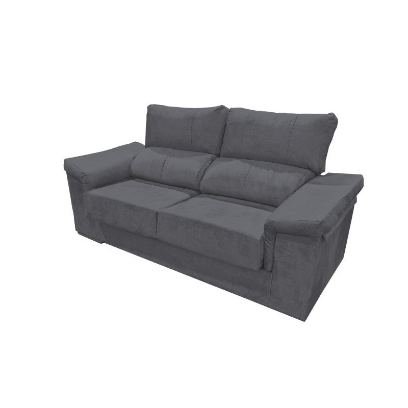 Sofa 3 plazas  modelo Uve tela Edi antracita