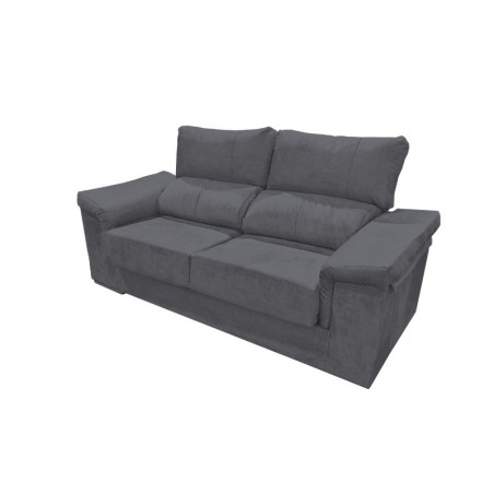 Sofa 3 plazas  modelo Uve tela Edi antracita