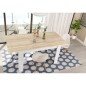 Mesa comedor Kendra extensible blanco roble