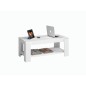 Mesa de centro elevable Ambit en blanco artik