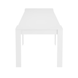 Mesa comedor-Consola Kendra extensible blanco brillo