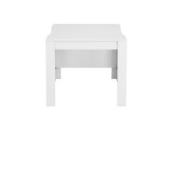 Mesa comedor-Consola Kendra extensible blanco brillo