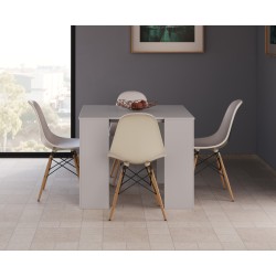 Mesa comedor-Consola Kendra extensible blanco brillo