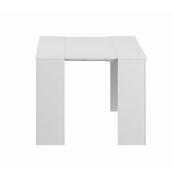 Mesa comedor-Consola Kendra extensible blanco brillo