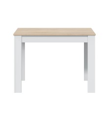 mesa comedor Cloe fija roble canadian/blanco artik