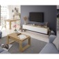 Mueble tv Kaway en roble nordic/blanco artik