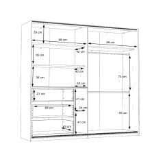 Armario 2 puertas correderas modelo Invesko