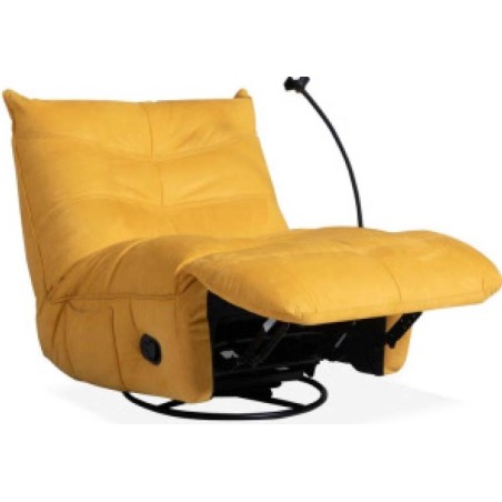 Sillon Gamer Damian relax manual y balancin en color amarillo