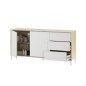 Aparador modelo urban plus-brooklyn, roble canadian/blanco artik