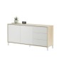 Aparador modelo urban plus-brooklyn, roble canadian/blanco artik