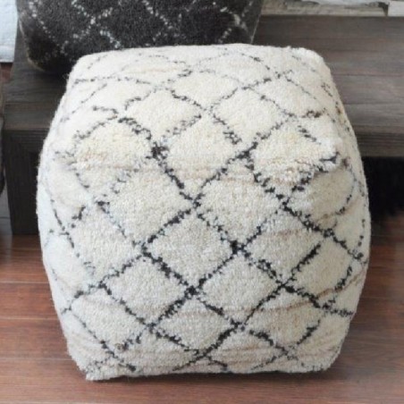 Pouf modelo AZAHARA C/ MARFIL