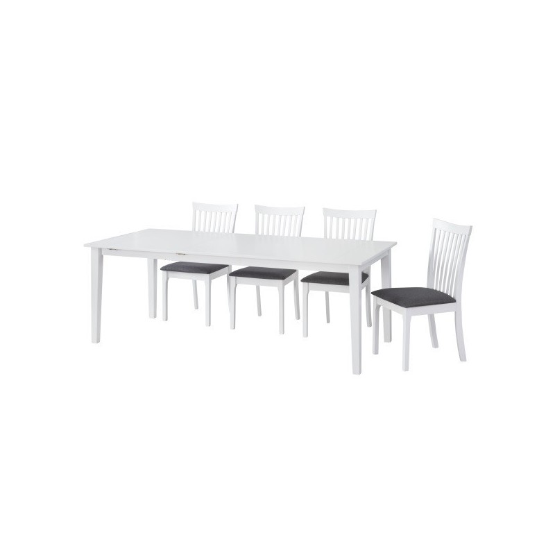 Mesa decomedor modelo belfort lacada en blanco