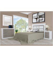 DORMITORIO MODELO LARA 22 COLOR ANDERSEN PINO GRIS