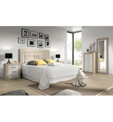 DORMITORIO MODELO LARA 21 COLOR CAMBRIAN Y BLANCO