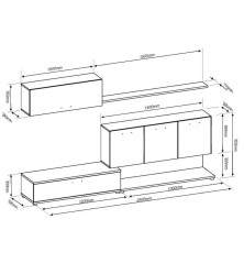 Composición de salón modelo aga