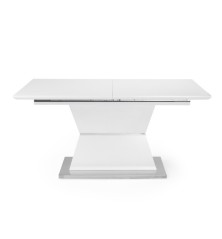 Mesa de comedor extensible modelo cuarzo blanco mate