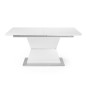 Mesa de comedor extensible modelo cuarzo blanco mate