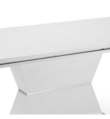 Mesa de Comedor Extensible modelo CUARZO BLANCO MATE