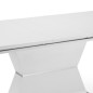 Mesa de comedor extensible modelo cuarzo blanco mate