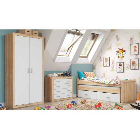 DORMITORIO JUVENIL LARA 65 CAMBRIA BLANCO dormitorios juveniles 537,00 € 443,80 €