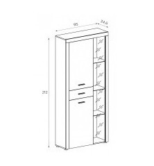 COMPOSICION TEXAS 1 EN COLOR CAÑON muebles de salón 386,00 € 319,01 €