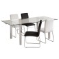 Mesa comedor cristal rectangular savia