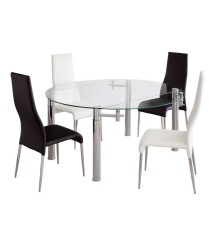 Mesa de comedor cristal lizan