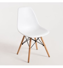 Silla modelo nordic blanca oferta