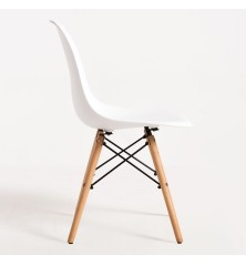 Silla modelo nordic blanca oferta