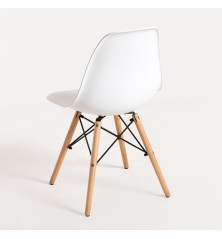 Silla modelo nordic blanca oferta