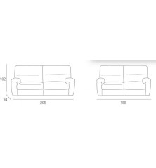 CONJUNTO SOFAS 3+2 PLAZAS ESPINELA Sofás 1.286,00 € 1.062,81 €