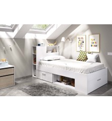 CAMA COMPACTA LANKA CON CABEZAL CAJONES Y ARCON dormitorios juveniles 226,00 € 186,78 €