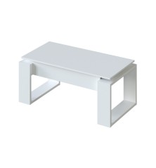 Mesa de centro elevable modelo urban blanco artik