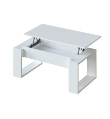 Mesa de centro elevable modelo urban blanco artik