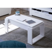 Mesa de centro elevable modelo urban blanco artik