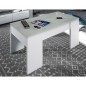 Mesa de centro modelo lia-flow, cemento/blanco artik