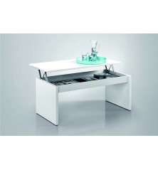 Mesa de centro modelo attuale, blanco brillo