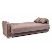 SOFA CAMA TIERRA EN GRIS Y BEIGE