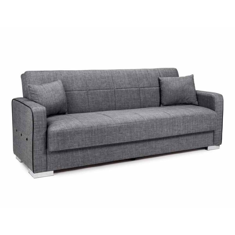 Sofa cama tierra en gris y beige