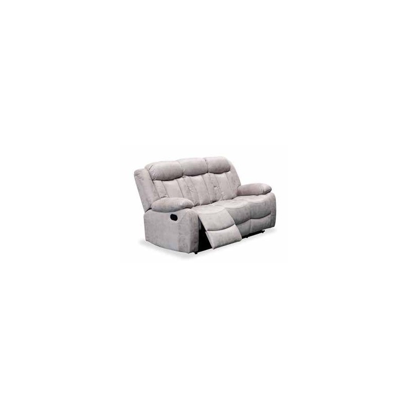 Sofas motril relax manual 3 PLAZAS ,2 PLAZAS ,1PLAZA  calmel y gris claro