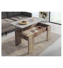 MESA CENTRO MODELO LONDINES EN ROBLE LAMINADO Y GRIS MUEBLE CON ENVÍO EN 72 HORAS 61,00 € 50,41 €