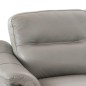 Conjunto sofas 3+2 plazas modelo  marcus electrico en piel color piedra