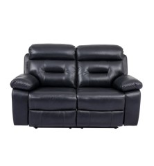 CONJUNTO SOFAS 3+2 PLAZAS MODELO ROOSEVELT ELECTRICO EN PIEL COLOR MARINO Sofás 2.515,00 € 2.078,51 €