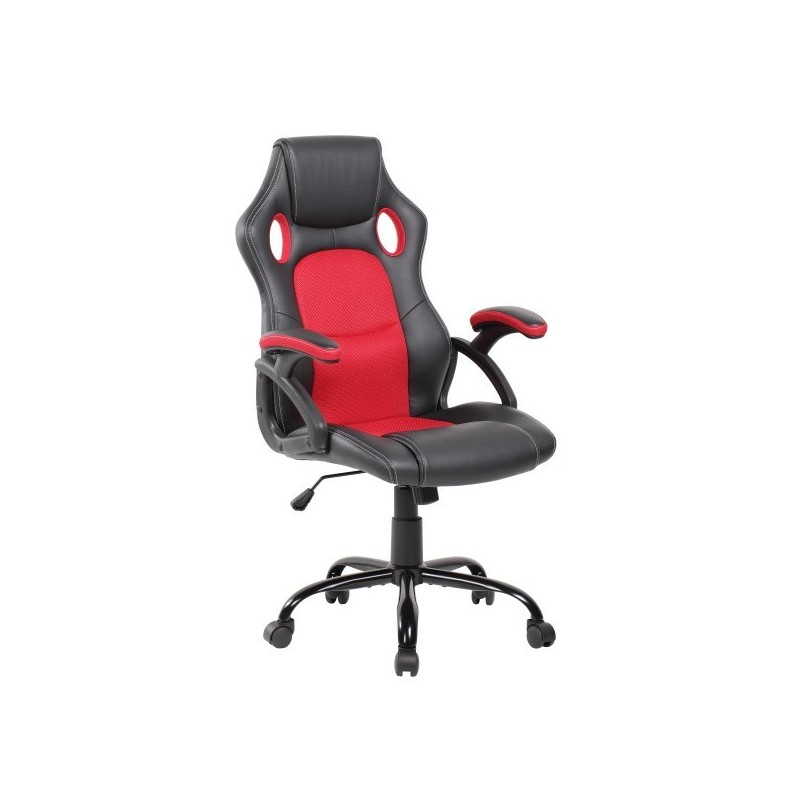 Silla oficina carolina  rojo ergonomica