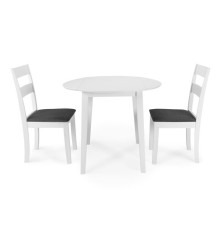 SET DE MESA +2 SILLAS MODELO PIA EN MADERA LACADA