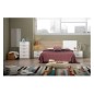 Dormitorio completo new couple mesitas couple 2 cajones en sahara y blanco