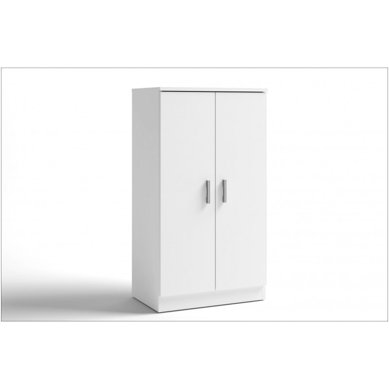 Zapatero rhin 2 puertas color blanco 55x35x100